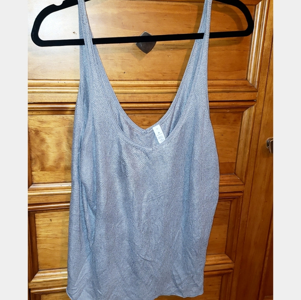 🍋 Lululemon Knit Sweater Tie Back Tank Size 12